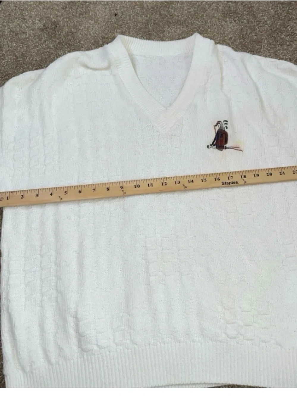 Vintage Bill Blass Golf Sport Grandpacore Grandpa Preppy Country Club Sweater XL